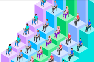 students in armchairs