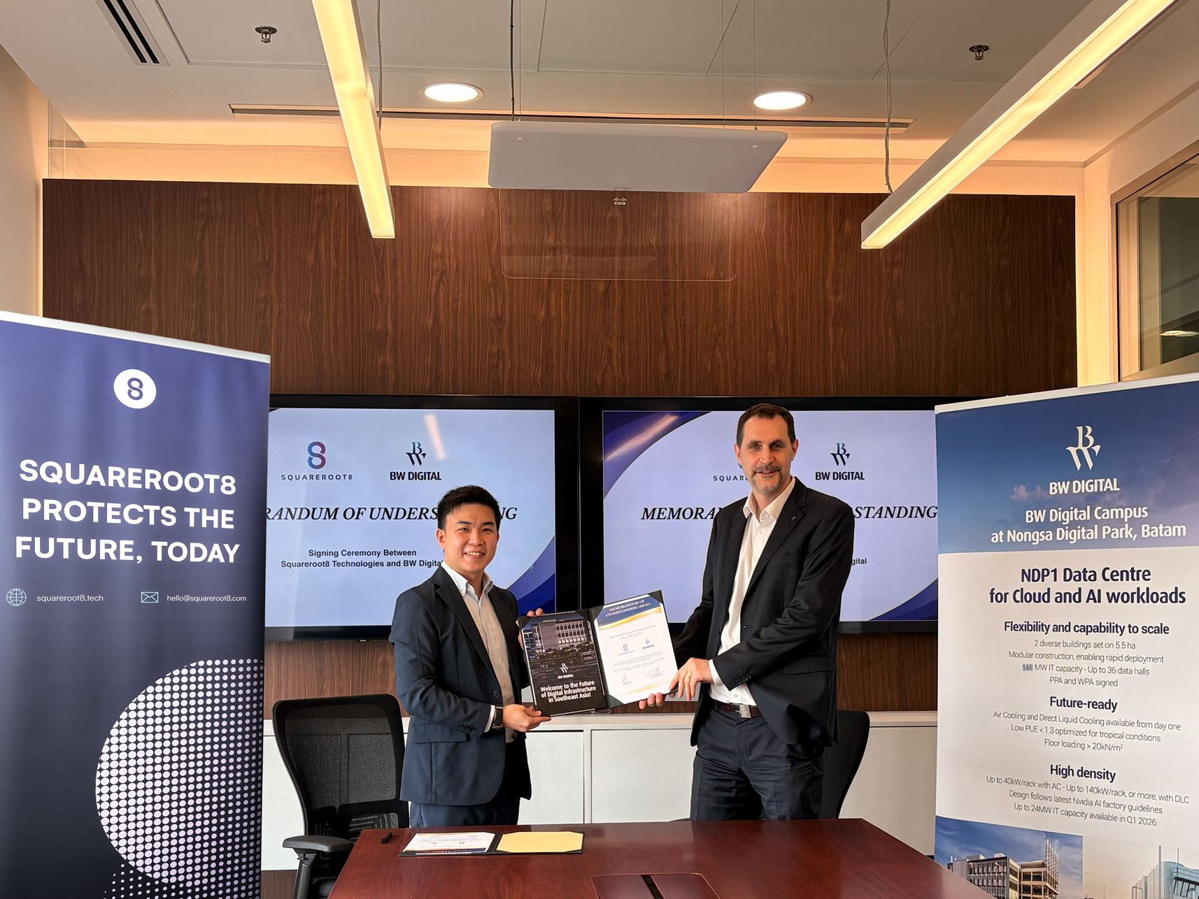 BW Digital & Squareroot8 sign MOU for quantum-secure networking ...