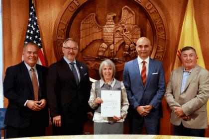 Fujitsu and New Mexico MOU signing ceremony